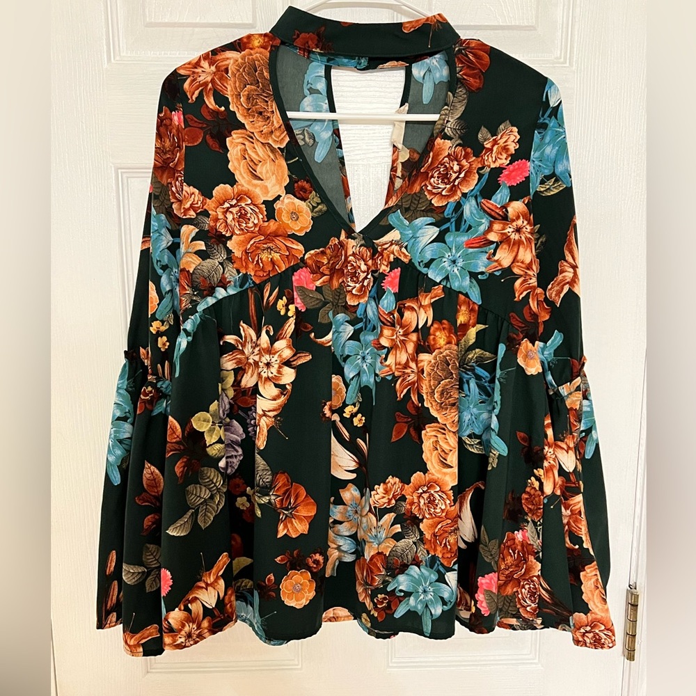 Floral Long Sleeve Top
